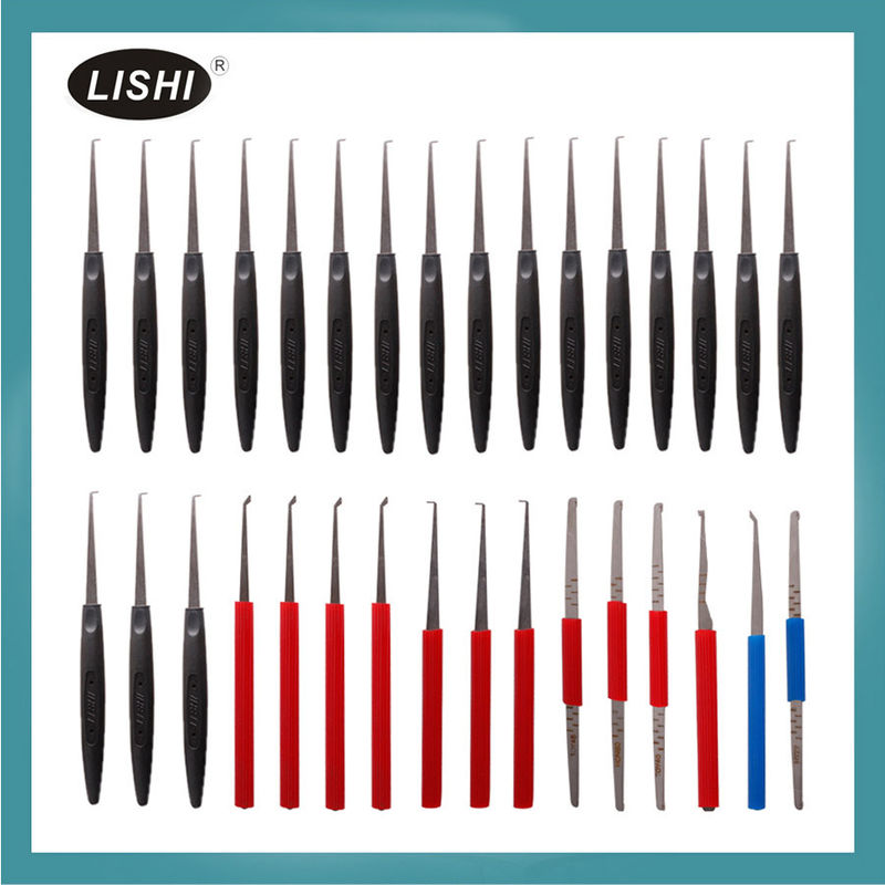 Lishi Lockpick Auto Locksmith Tools Set 33 in 1 New Add Renaul Fr and Geely