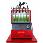 6 Cylinders Fuel Injector Cleaner Machine , High Efficiency Launch CNC602A Tester